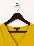 Ann Taylor Women's Mustard Yellow Top Size – M