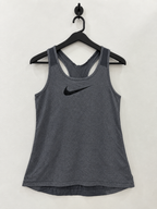 Nike Women's Dri-FIT Grey Workout Gym Tank Top Size - S