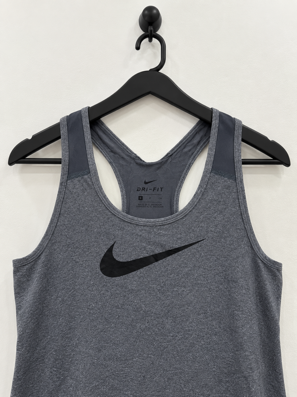 Nike Women's Dri-FIT Grey Workout Gym Tank Top Size - S