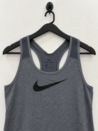 Nike Women's Dri-FIT Grey Workout Gym Tank Top Size - S