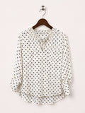 Abercrombie & Fitch Women's Printed Split-Neck Top Size – M