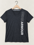 Under Armour Women’s Charcoal V-Neck Performance T-Shirt