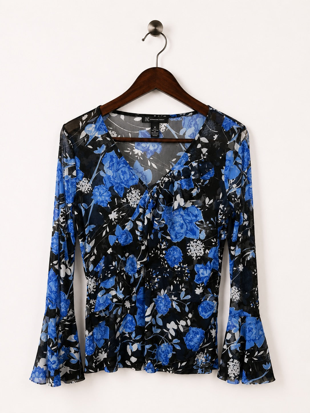 INC Floral Print Pullover Top