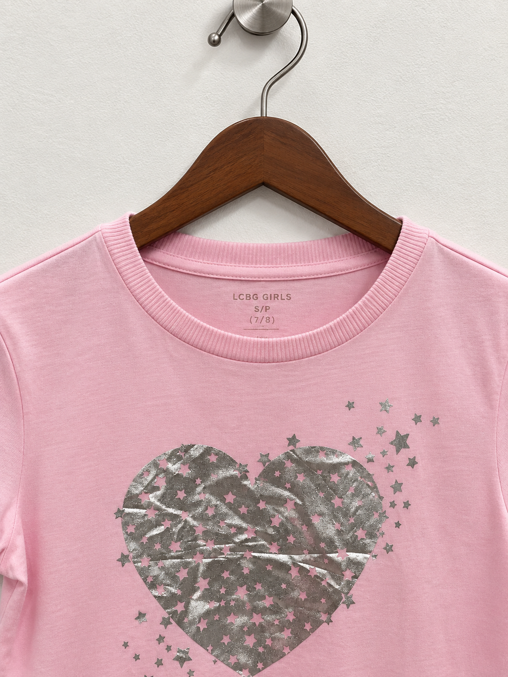 Girls Pink Short Sleeve Tee