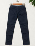 (A.N.A) A New Approach Women’s Navy Blue Fitted Cotton Chino Pants