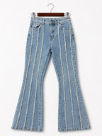 Frayed Seams Denim