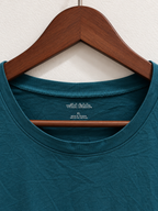 Wild Fable Teal Long Sleeve Cropped T-Shirt - Size XL
