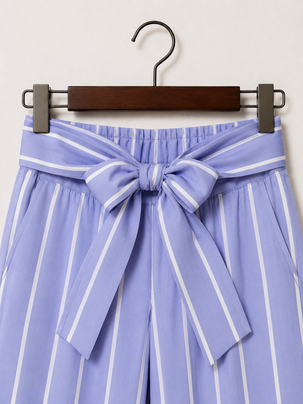 Lilac Striped Women Trouser