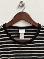 H&M Basics Striped Short Sleeve T-Shirt - Size S