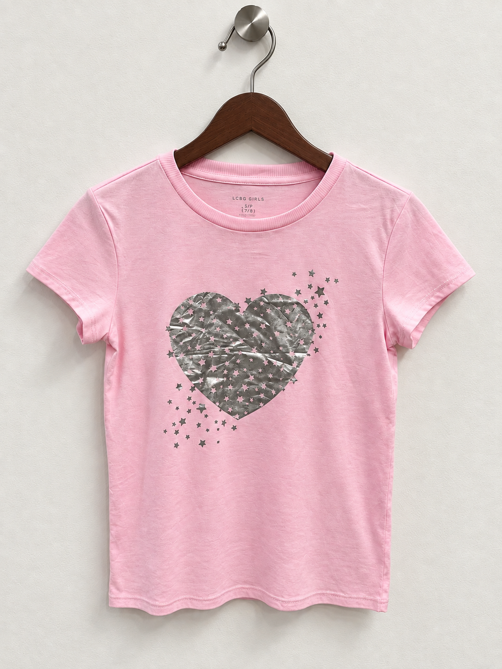 Girls Pink Short Sleeve Tee