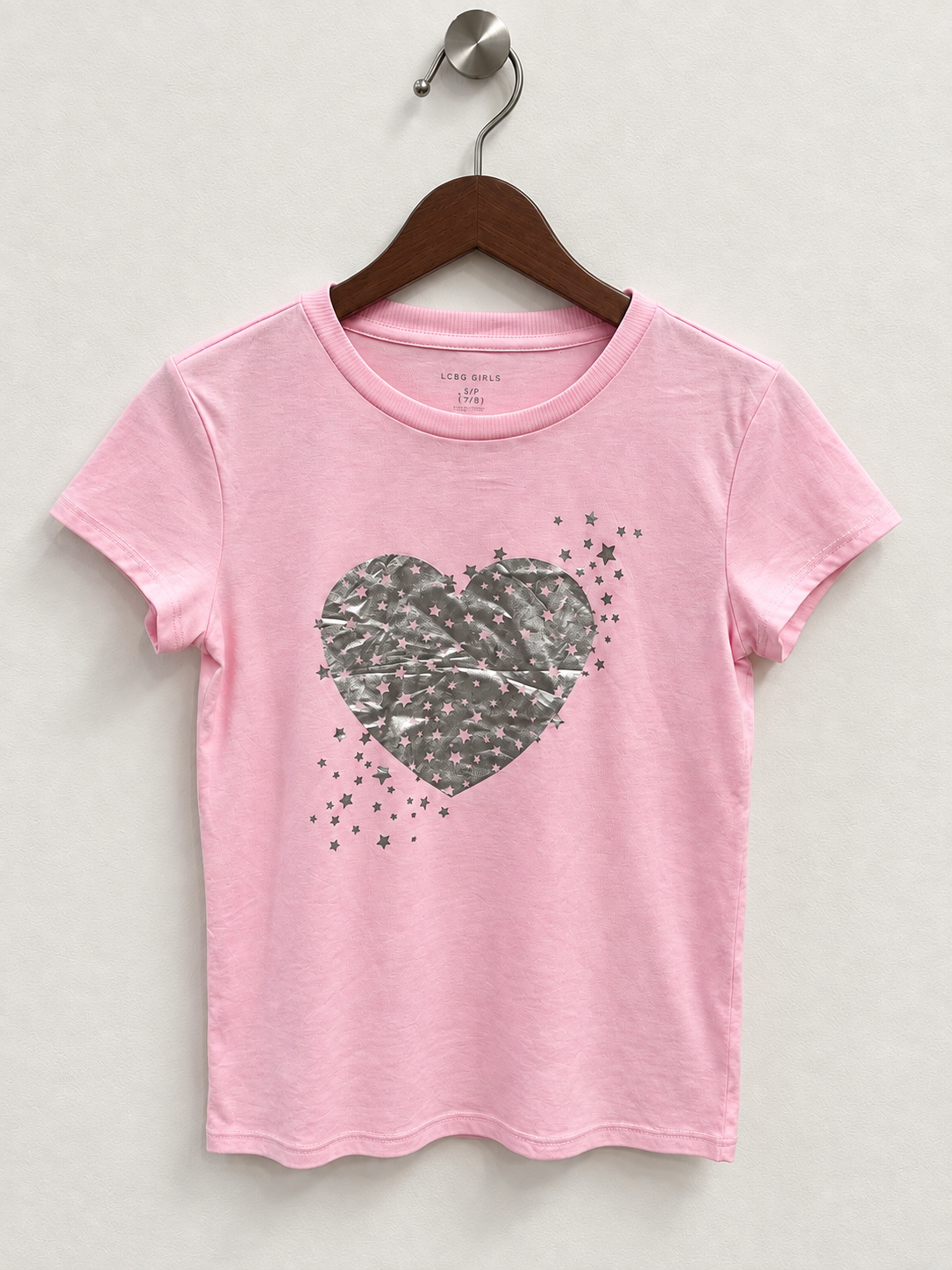 Girls Pink Short Sleeve Tee