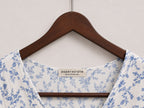 Paper Crane Floral Crop Top