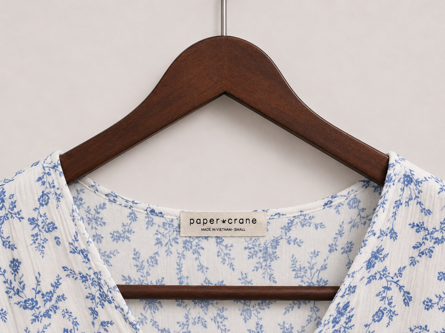 Paper Crane Floral Crop Top