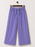 GAP Striped Elastic Women Trouser