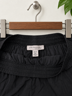 Philosophy Women’s Black Elastic Waist Flowy Thin Rayon Wide Leg Pants Size-XS