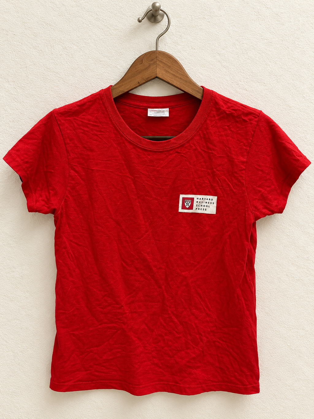 Gildan Ultra Cotton Red Harvard Business School Press Graphic T-Shirt Size - S