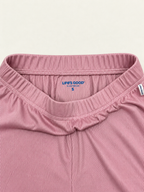 Life's Good Sleepwear Dusty Pink Ribbed Knit Pajama Pants - Size S