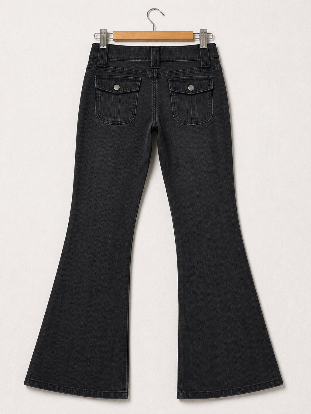 Younique Women's Low-Rise Flared Jeans