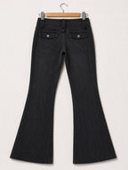 Younique Women's Low-Rise Flared Jeans