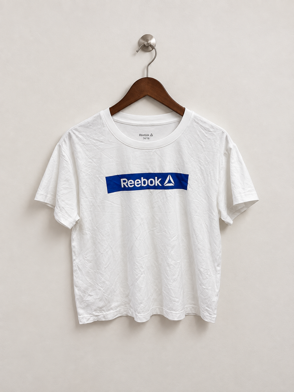 Reebok White Short Sleeves T-Shirt - Youth 14/16