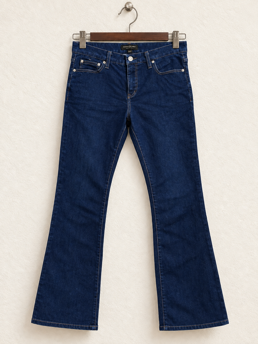 Banana Republic Women’s Dark Wash Low-Rise Bootcut Jeans
