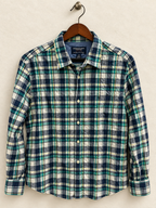American Eagle Outfitters Men's Plaid Long Sleeve Button-Down Shirt Size - L