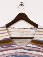 pure jill J.Jill Women's Brushstroke Stripe V-Neck T-Shirt – Size XS