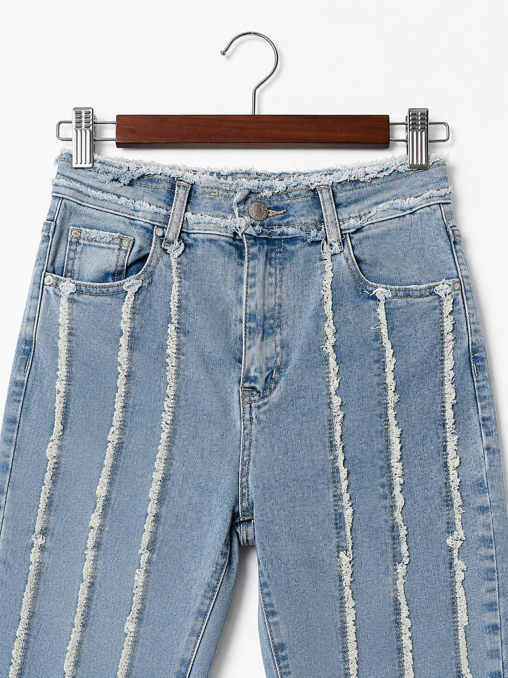 Frayed Seams Denim