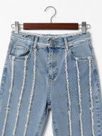 Frayed Seams Denim