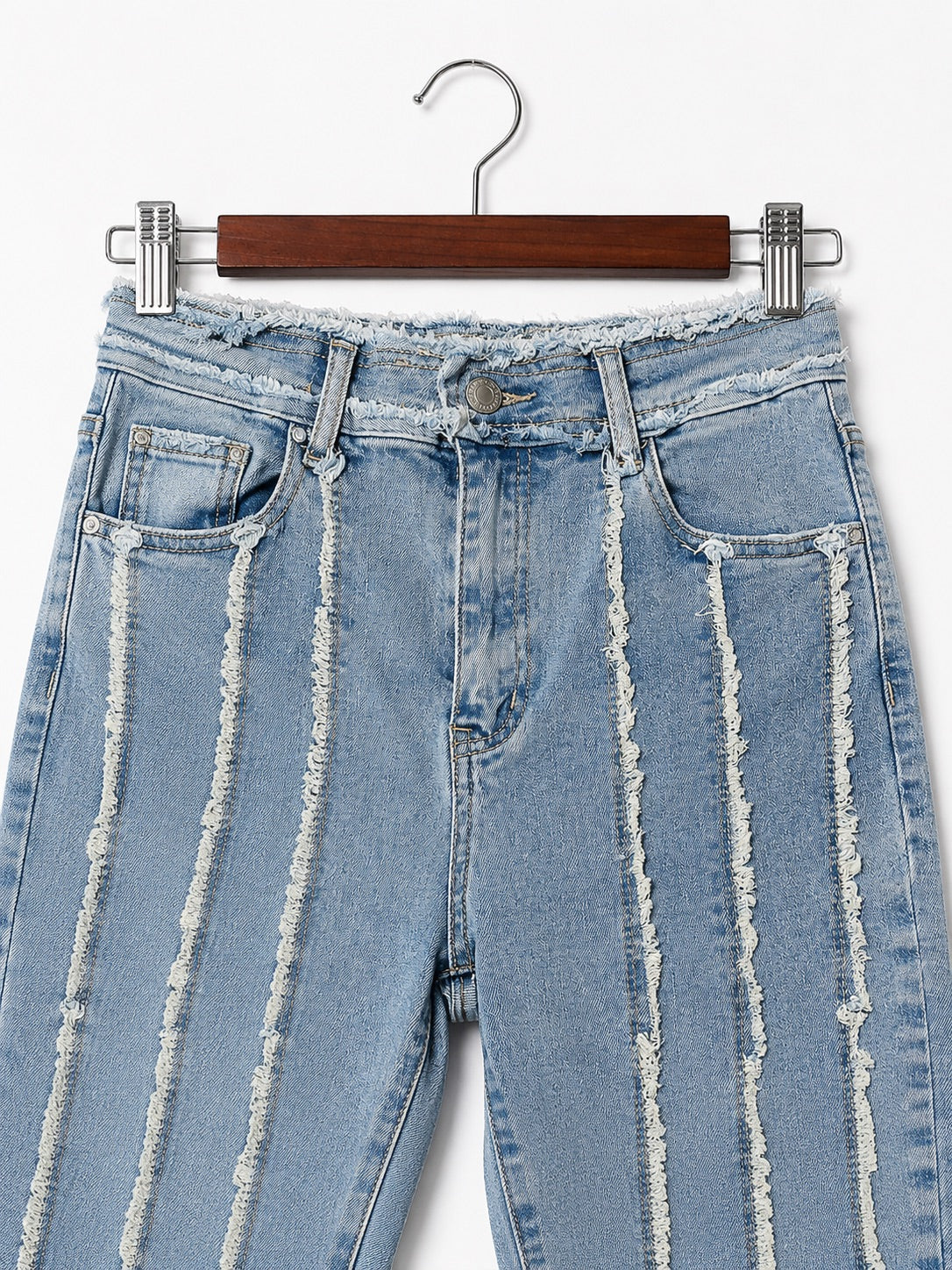 Frayed Seams Denim