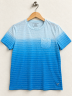American Eagle Men's Striped Pocket T-Shirt - Size M