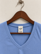 Destined Ribbed V-Neck Crop Top - Size XS