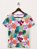 Croft & Barrow Women's Multi-Color T-Shirt – Size S