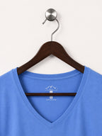 BLUE Women’s V-Neck T-Shirt Size - L