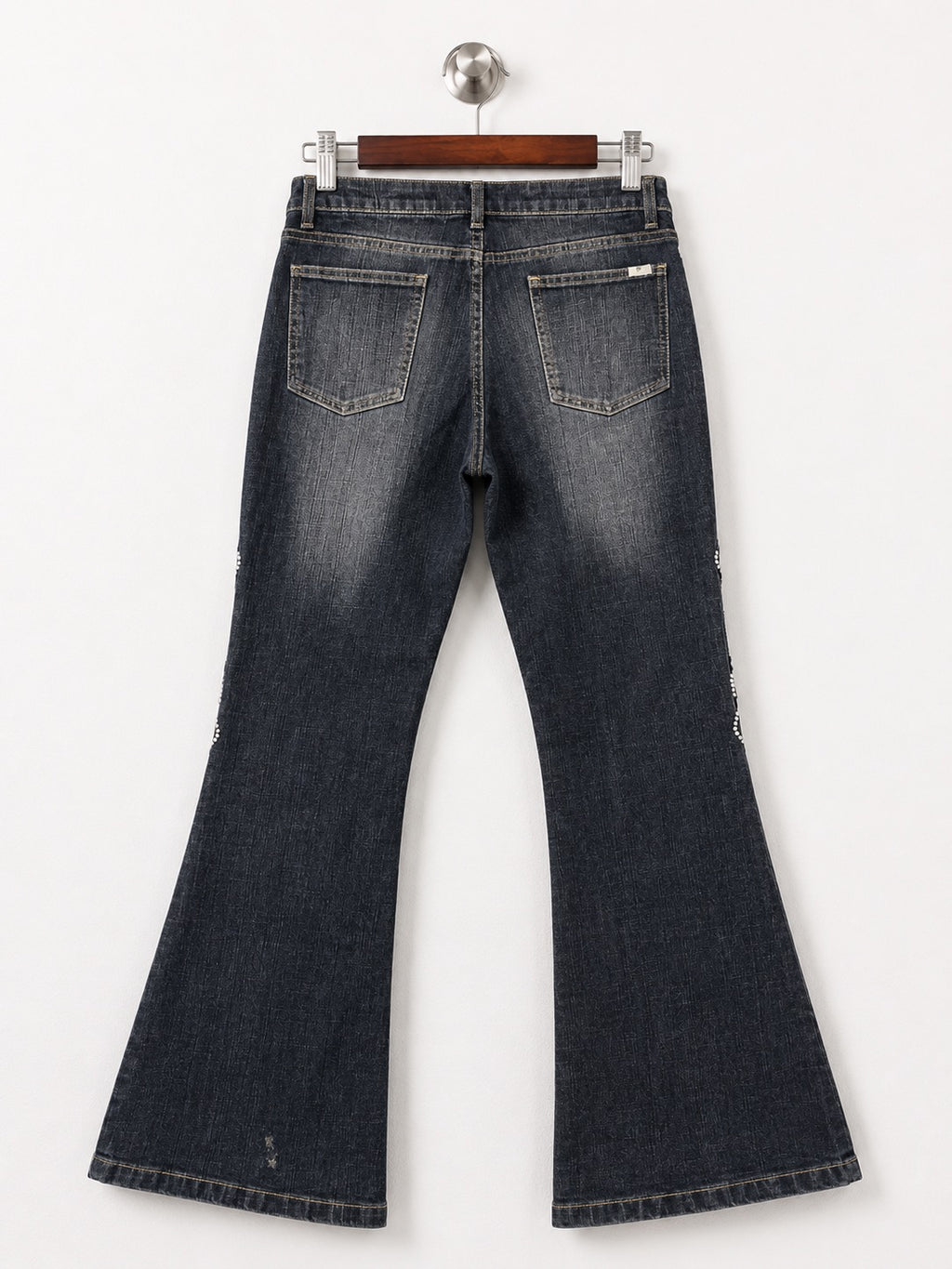 Y2K Embroidered Denim