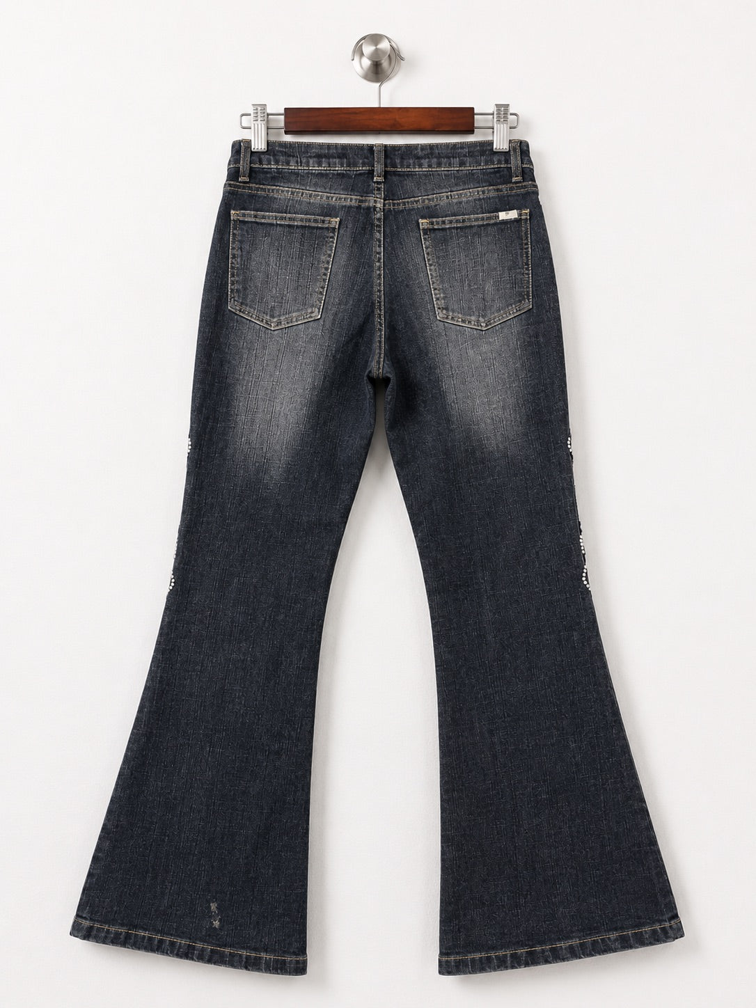 Y2K Embroidered Denim