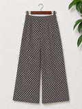 SHEIN Geometric Diamond Print Women Trouser Size - M