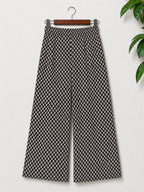 SHEIN Geometric Diamond Print Women Trouser Size - M