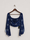 SHEIN Celestial Printed Crop Top