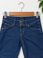 Hudson Women's Low Rise Dark Blue Flared Leg Denim Jeans