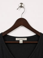 Green Envelope Los Angeles Women's Black V-Neck T-Shirt – Size S