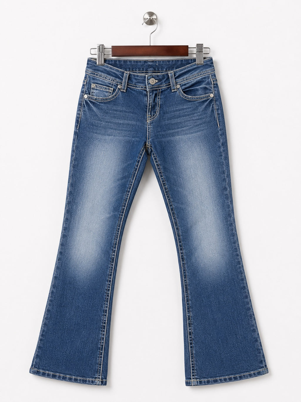 Wall Flower Women’s Y2K Style Bootcut Jeans