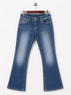 Wall Flower Women’s Y2K Style Bootcut Jeans