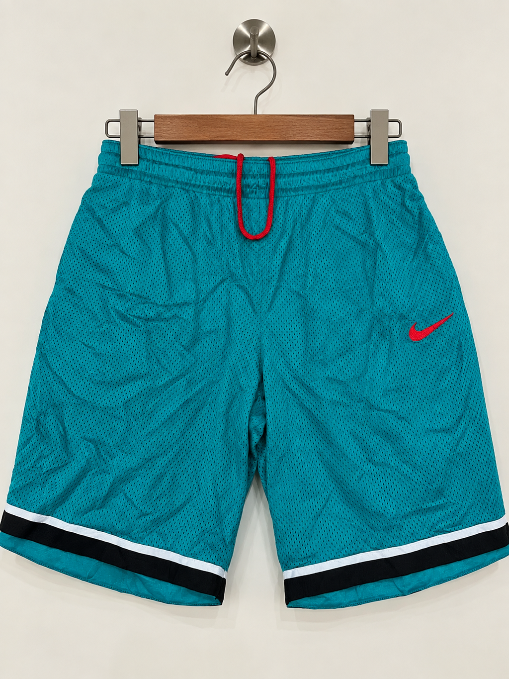 Nike Dri-FIT Teal Mesh Basketball Shorts - Size M