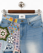 BDG Patchwork Flare Denim