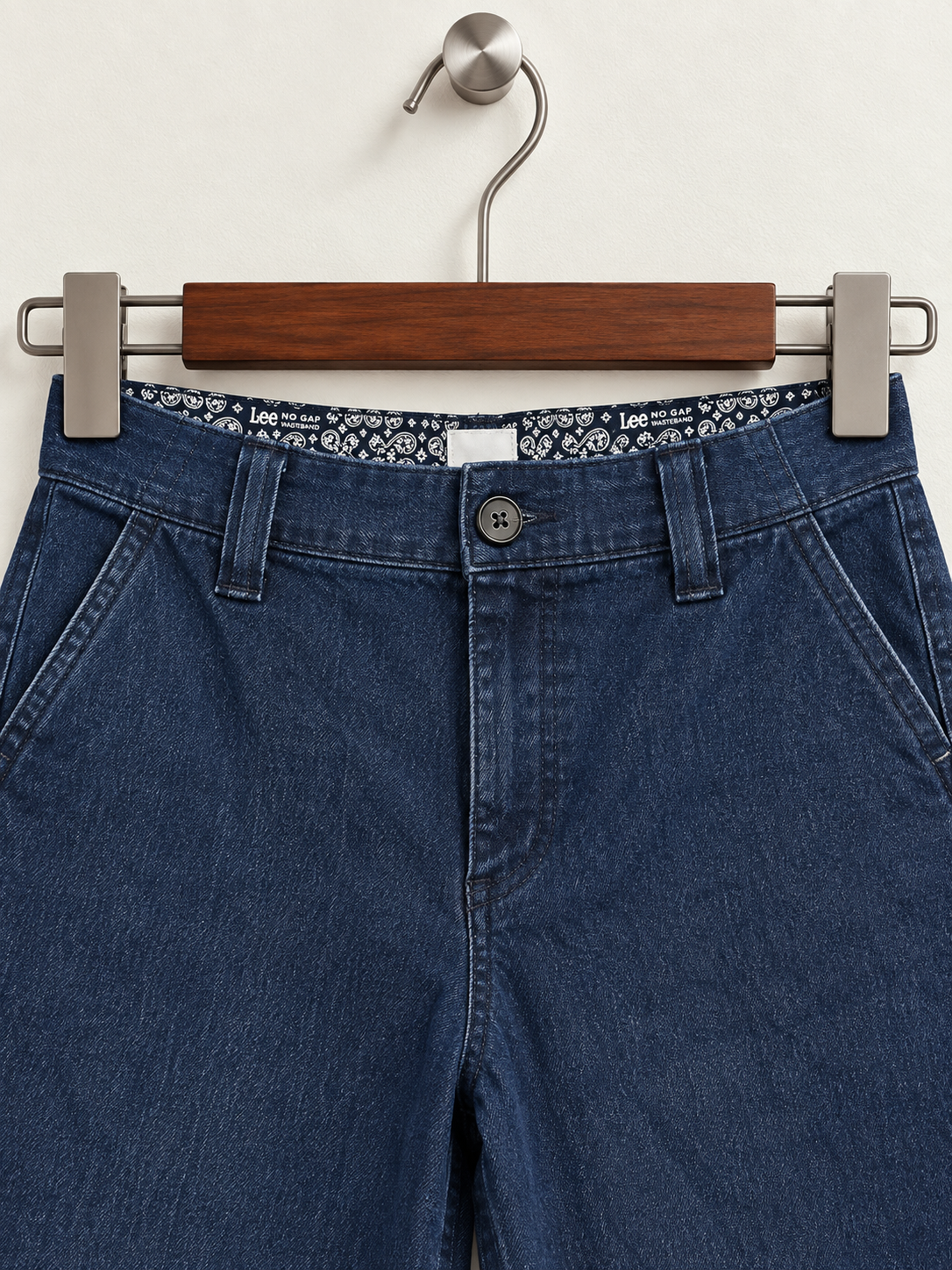 Lee Women’s Dark Wash High-Rise Wide Leg Jeans