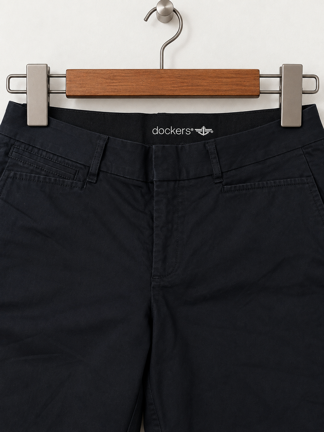 Dockers Women’s Black Straight Leg Cotton Chino Pants