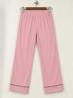 Life's Good Sleepwear Dusty Pink Ribbed Knit Pajama Pants - Size S