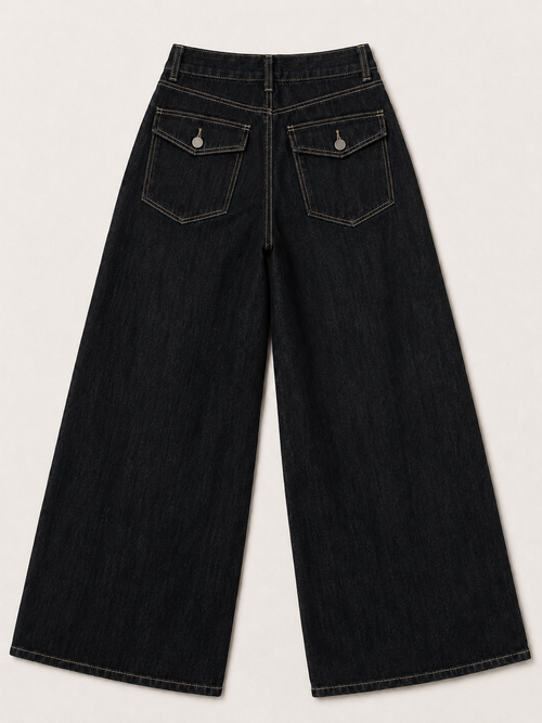 Baloon Fit Baggy Jeans For Girls