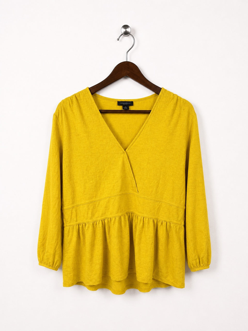 Ann Taylor Women's Mustard Yellow Top Size – M